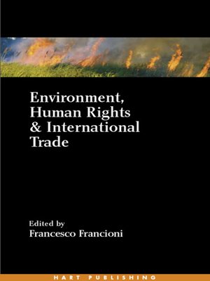 cover image of Environment, Human Rights and International Trade
